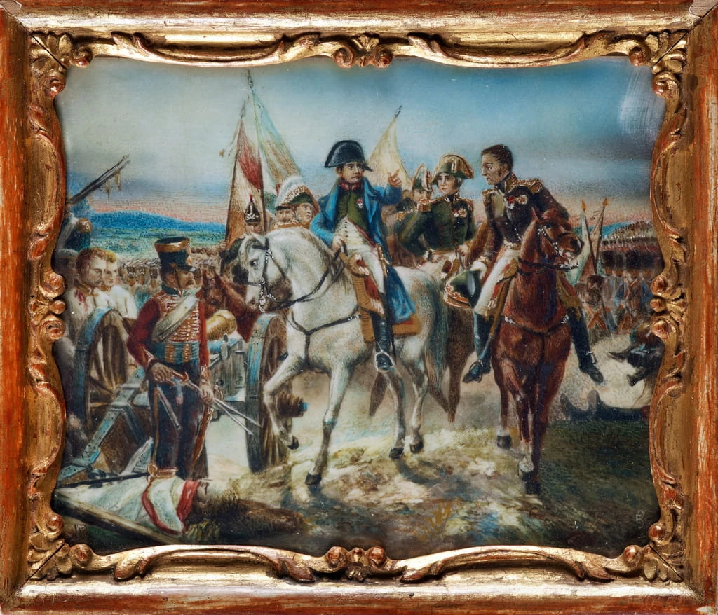  90-Napoleone nella battaglia di Friedland 